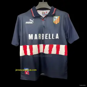 Retro Atletico Madrid Away Navy Jersey