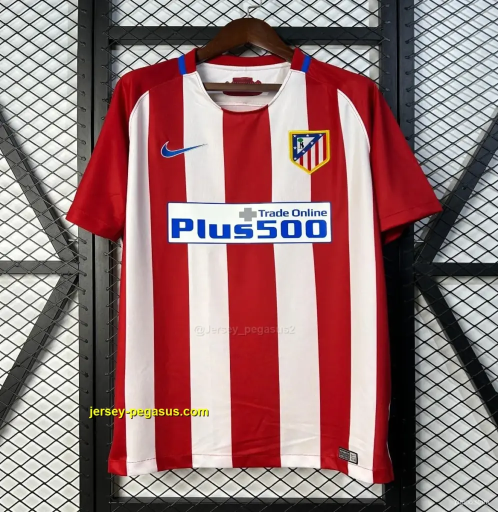 Retro Atletico Madrid Home Jersey