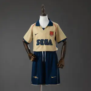 Arsenal Away Retro Kids Kit Jersey