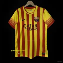 Retro Barcelona Away Yellow Jersey