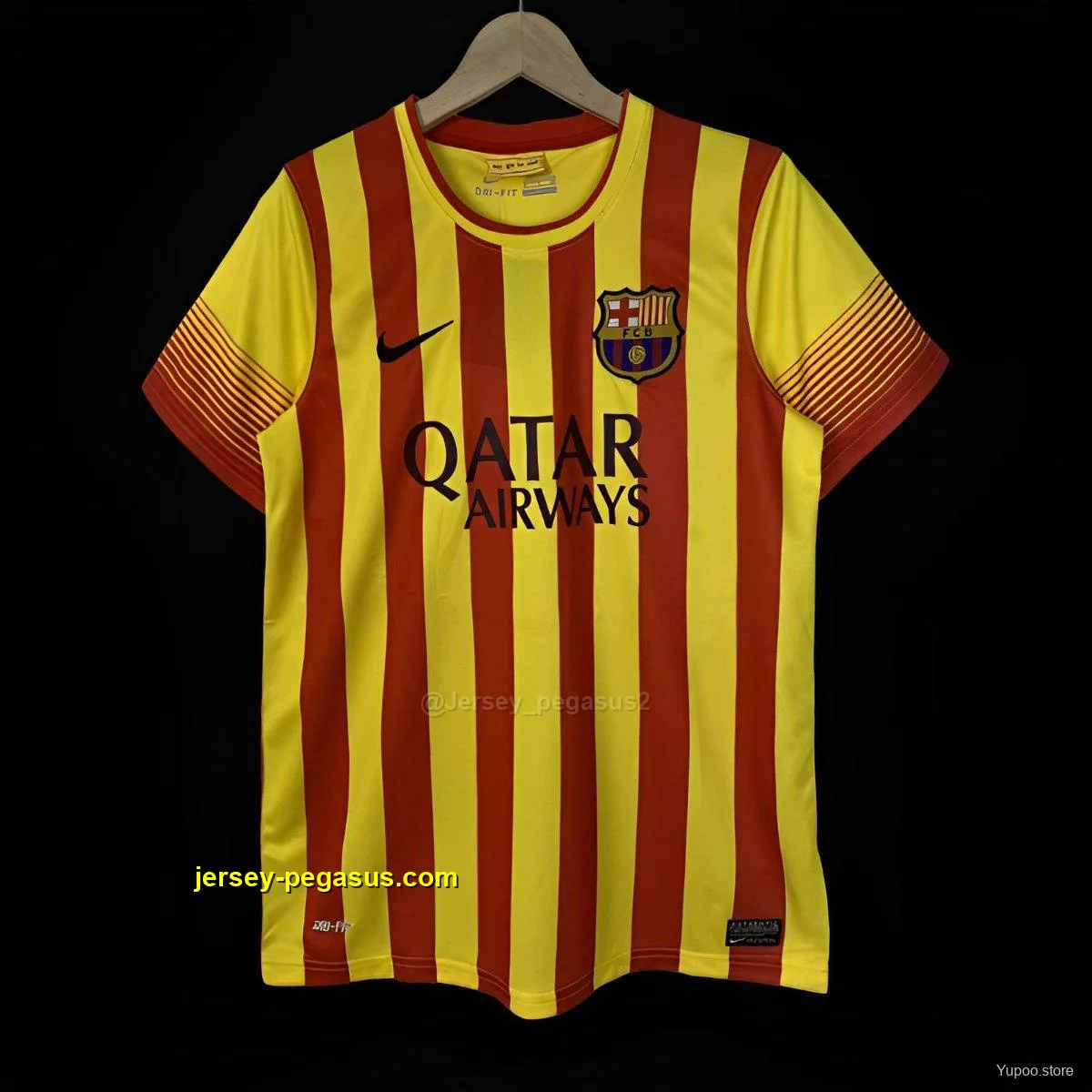 Retro Barcelona Away Yellow Jersey Retro Barcelona Away Yellow Jersey