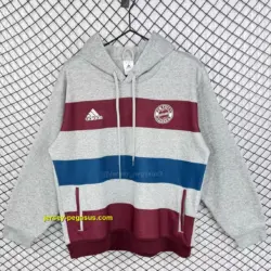 Retro Bayern Munich Grey Hoodie
