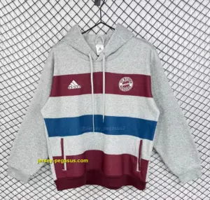 Retro Bayern Munich Grey Hoodie