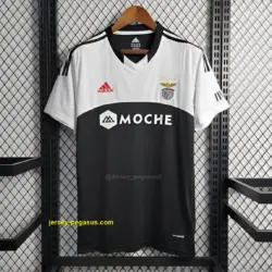 Retro Benfica Away BlackWhite Jersey