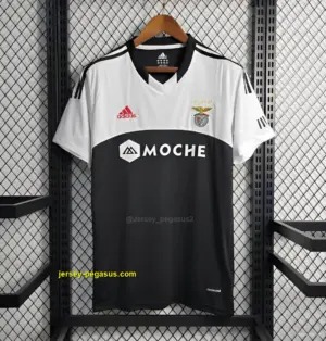 Retro Benfica Away BlackWhite Jersey
