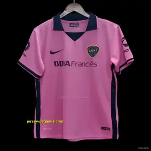 Retro Boca Juniors Away Pink Jersey