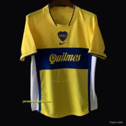 Retro Boca Juniors Away Yellow Jersey