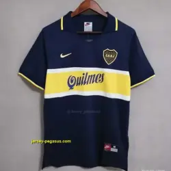 Retro Boca Juniors Home Soccer Jersey
