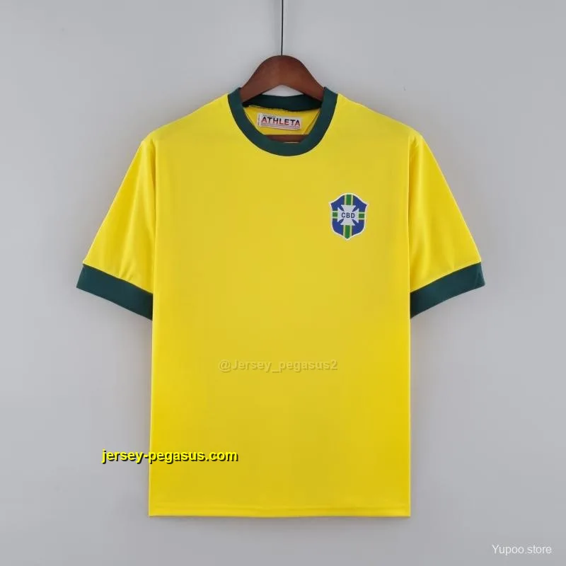Retro Brazil 1970 Home Soccer Jersey Retro Brazil 1970 Home Soccer Jersey