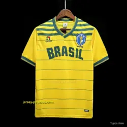 Retro Brazil 1984 Home Jersey