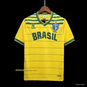 Retro Brazil 1984 Home Jersey