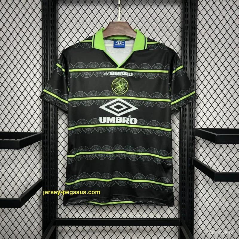 Retro Celtic Away Black Jersey Retro Celtic Away Black Jersey