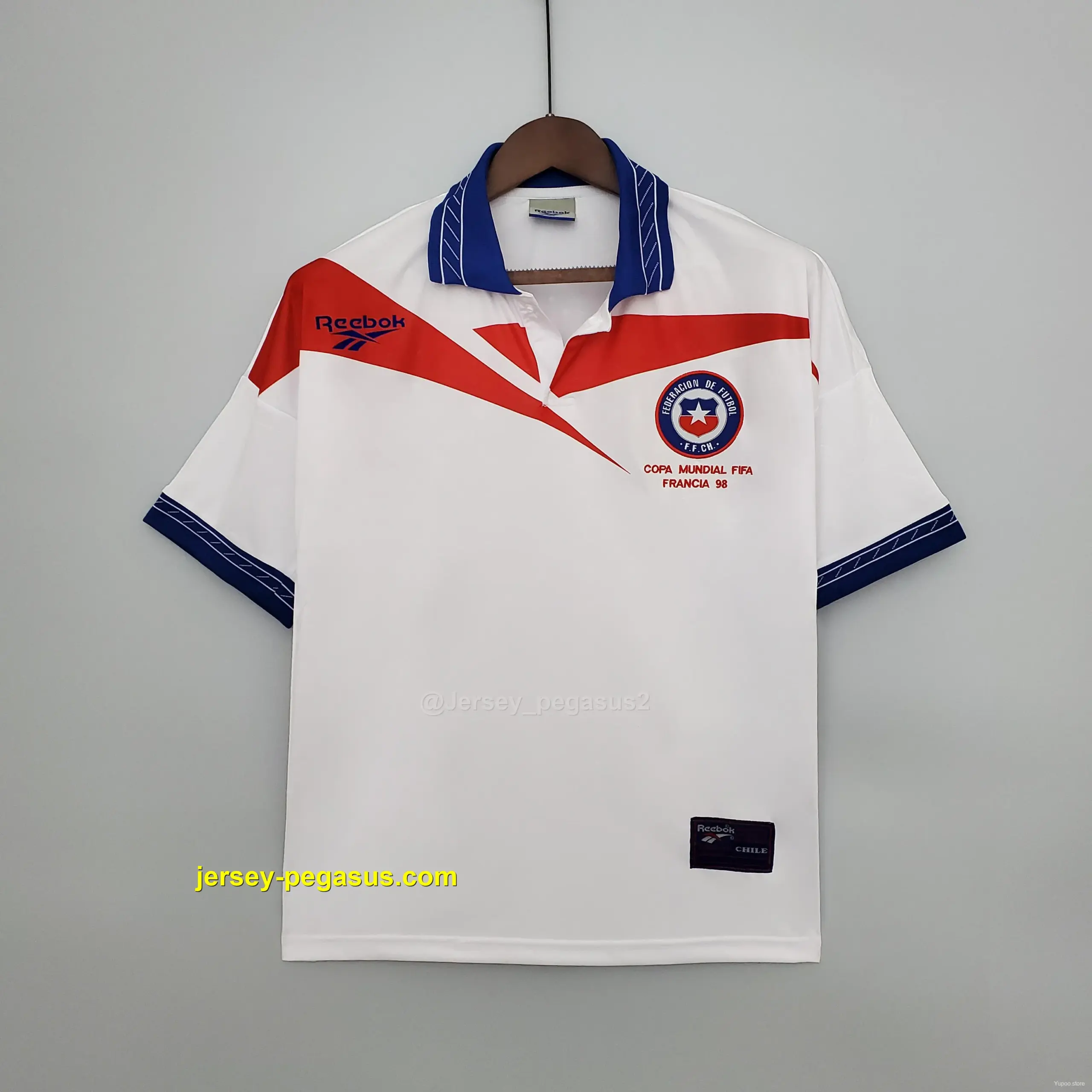 Retro Chile 1998 away Soccer Jersey Retro Chile 1998 away Soccer Jersey
