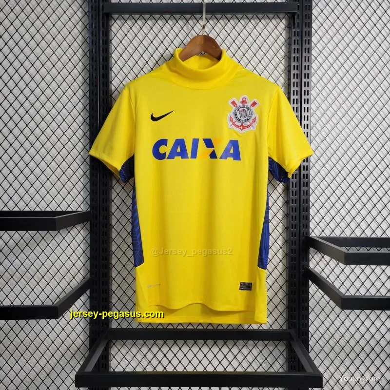 Retro Corinthians Goalkeeper Yellow Jersey Retro Corinthians Goalkeeper Yellow Jersey