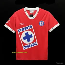Retro Cruz Azul Third Red Jersey