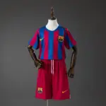 Barcelona Home (League Edition) Retro Kids Kit Jersey