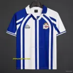Retro Deportivo La Coruña Blue & White Stripe Home Jersey