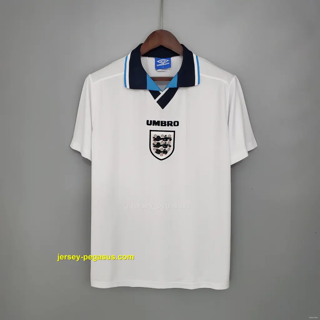 Retro England 1996 home Soccer Jersey