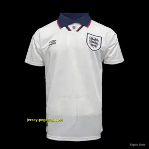 Retro England At Home Soccer Jersey