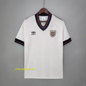 Retro England home Soccer Jersey