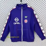 Retro Fiorentina Home Purple Full Zipper Windbreaker