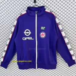 Retro Fiorentina Home Purple Full Zipper Windbreaker