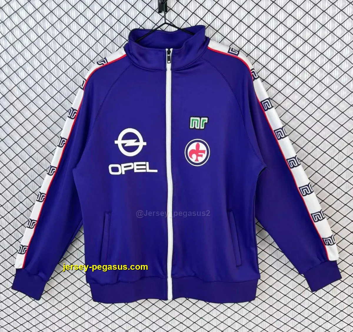 Retro Fiorentina Home Purple Full Zipper Windbreaker Retro Fiorentina Home Purple Full Zipper Windbreaker