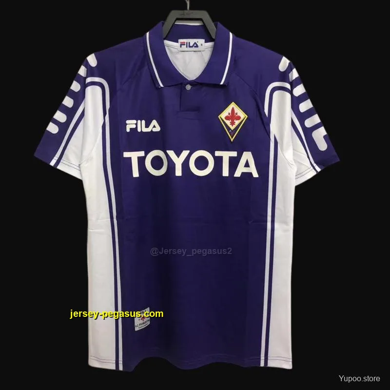 Retro Fiorentina Home Soccer Jersey Retro Fiorentina Home Soccer Jersey
