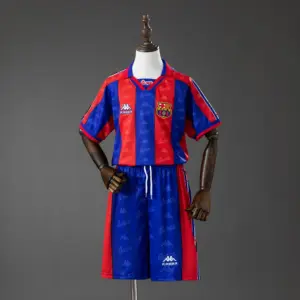 Barcelona Home Retro Kids Kit Jersey