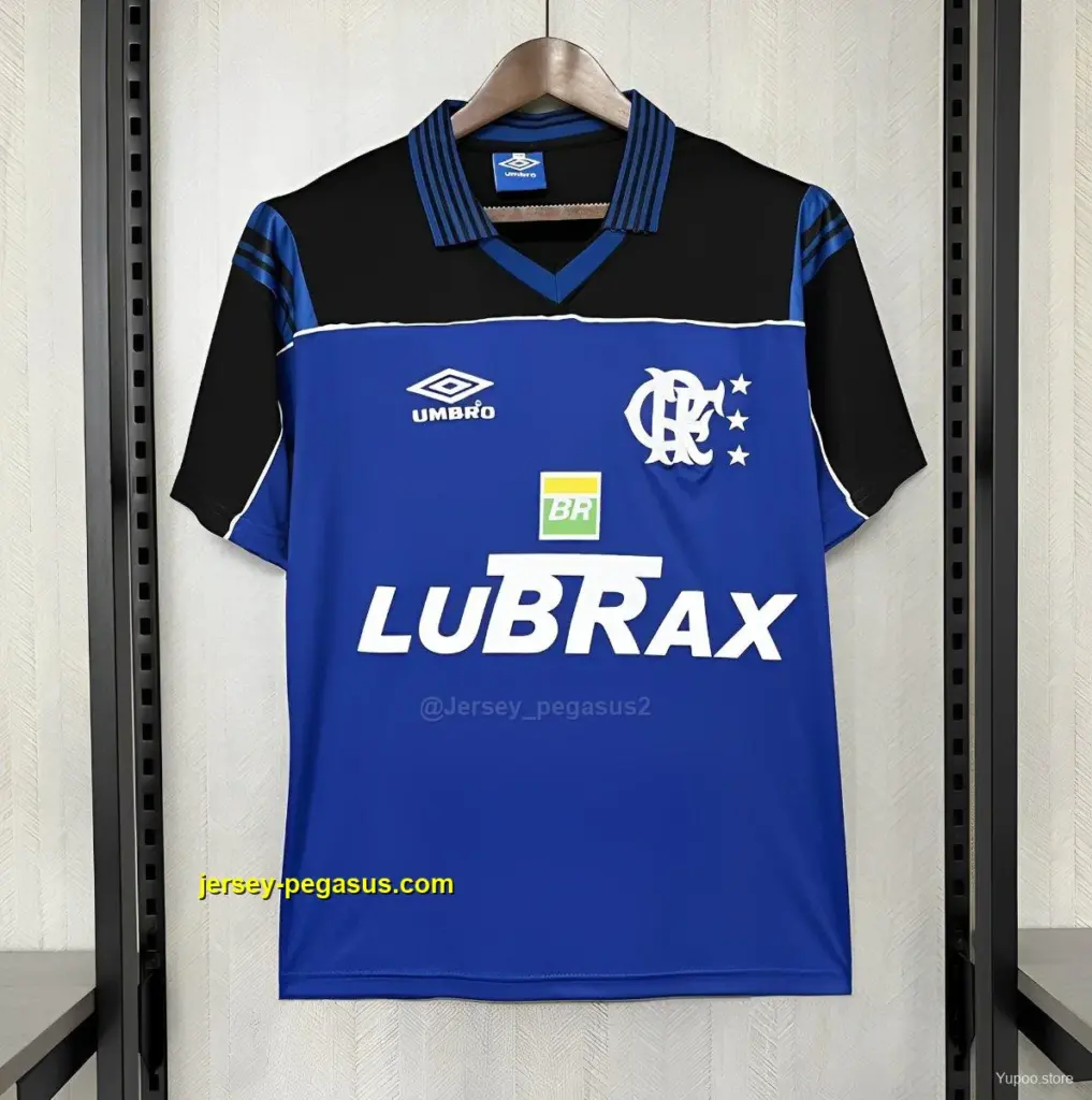 Retro Flamengo Goalkeeper Blue Jersey