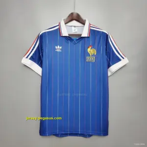 Retro France 1982 home Soccer Jersey