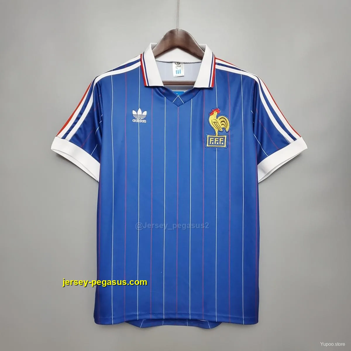 Retro France 1982 home Soccer Jersey Retro France 1982 home Soccer Jersey