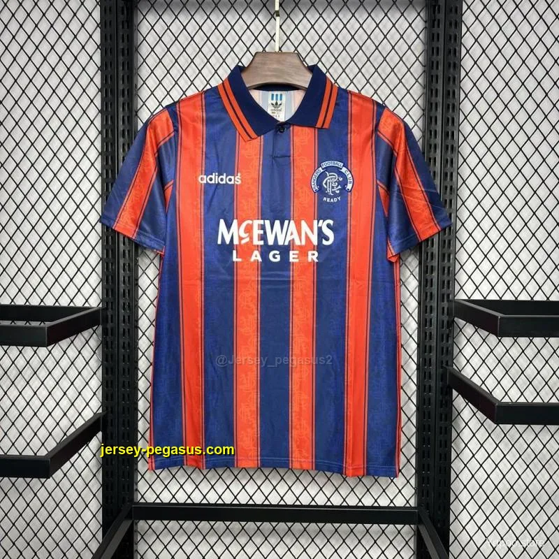 Retro Glasgow Rangers Away Red Jersey Retro Glasgow Rangers Away Red Jersey
