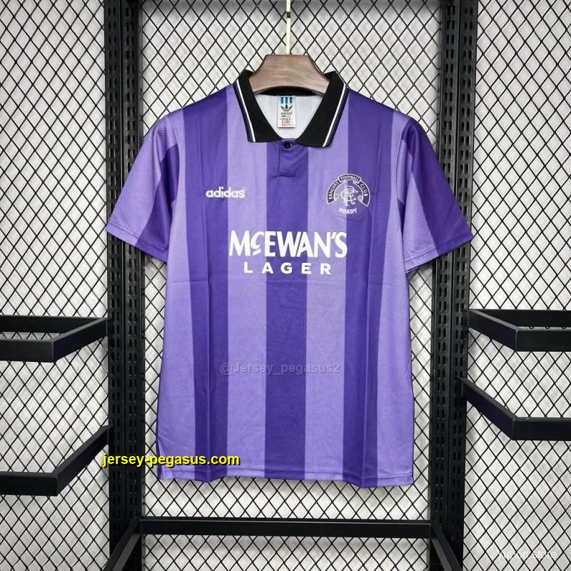 Retro Glasgow Rangers Third Purple Jersey Retro Glasgow Rangers Third Purple Jersey