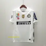 Retro Inter Milan Away White Jersey With Full Patches