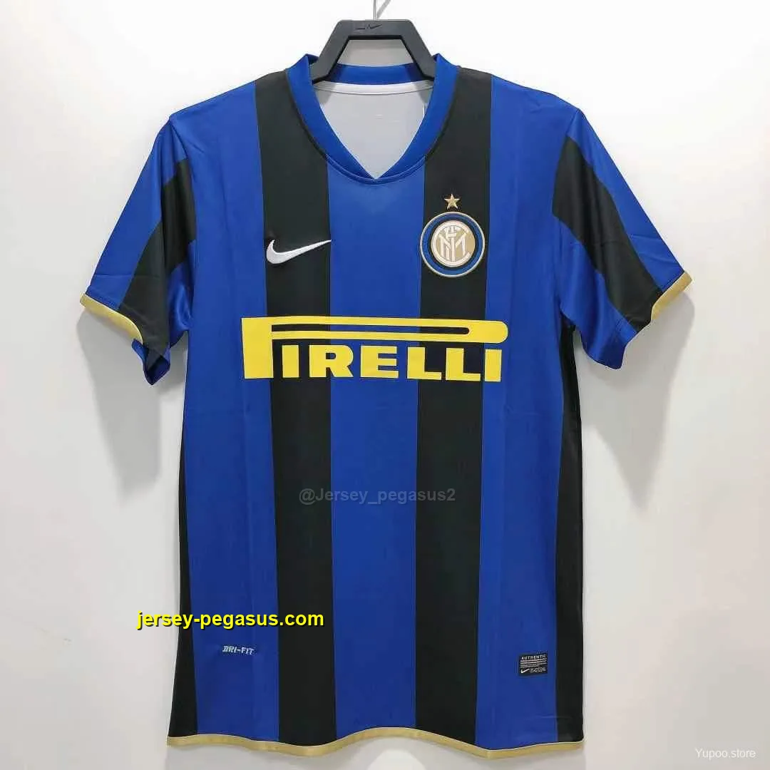 Retro Inter Milan Home Champions Version Soccer Jersey Retro Inter Milan Home Champions Version Soccer Jersey