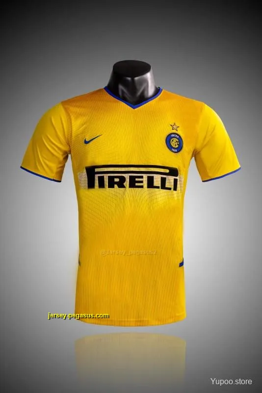 Retro Inter Milan Third Yellow Jersey Retro Inter Milan Third Yellow Jersey