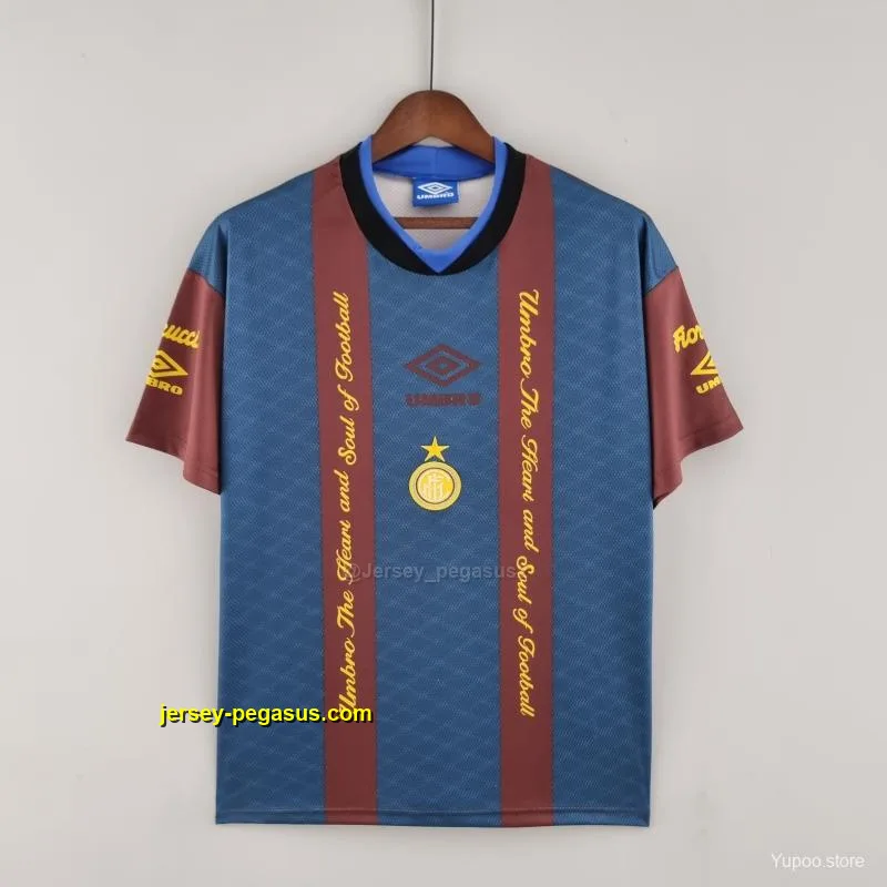 Retro Inter Milan Training Jersey Red Blue Retro Inter Milan Training Jersey Red Blue