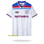 Retro Iron Maiden X West Ham White Jersey