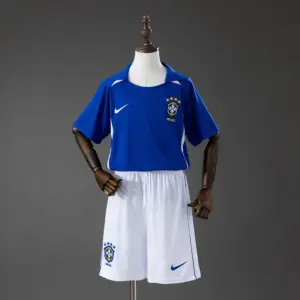 Brazil 2002 Away Retro Kids Kit Jersey