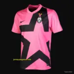 Retro Juventus Away Pink Soccer Jersey