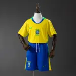 Brazil 2025 Home Kids Kit Jersey
