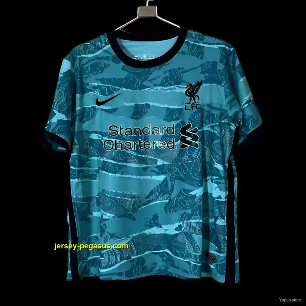 Retro Liverpool Away Green Jersey