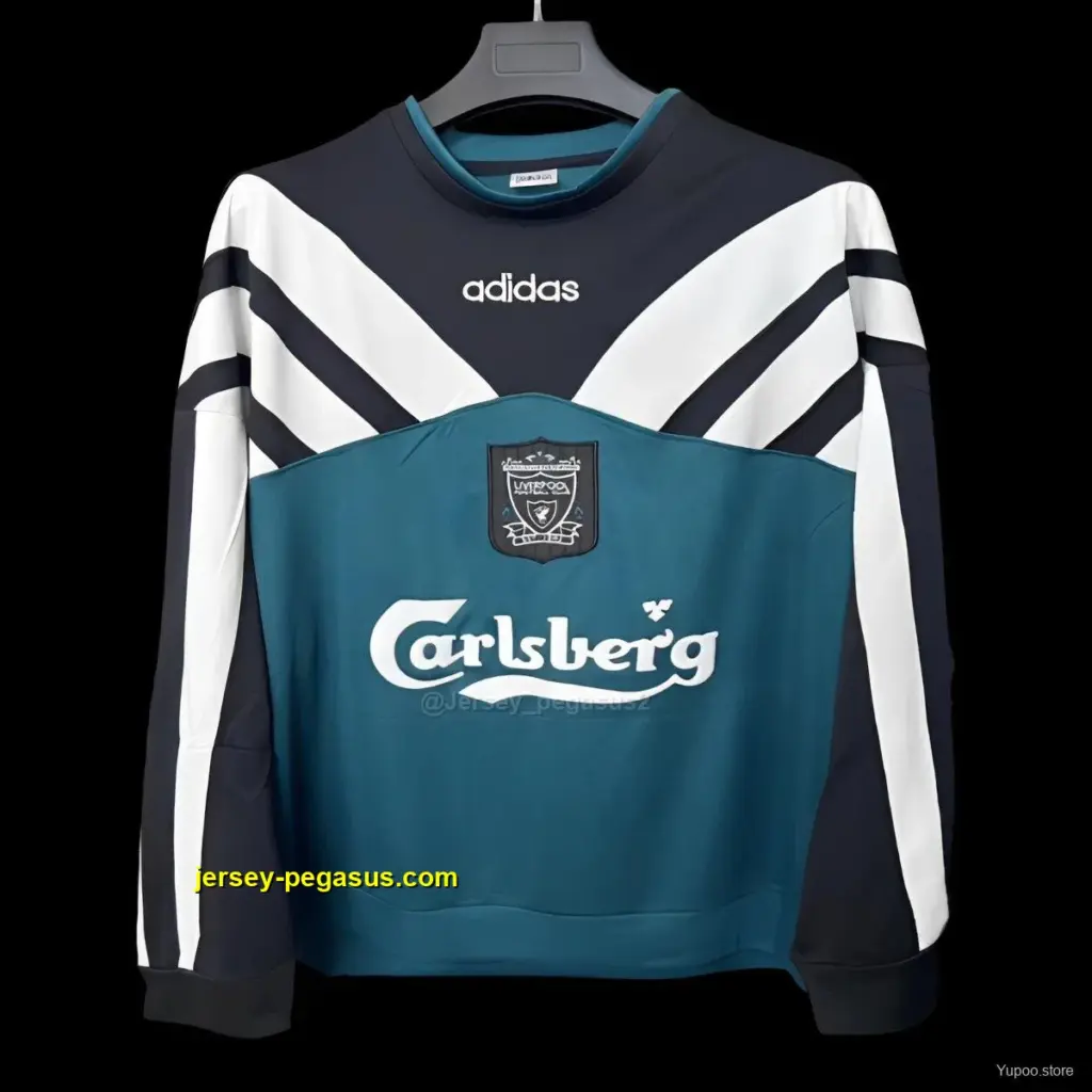 Retro Liverpool Green Hoodie