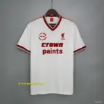 Retro Liverpool away white Soccer Jersey