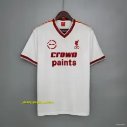 Retro Liverpool away white Soccer Jersey