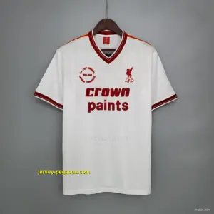 Retro Liverpool away white Soccer Jersey