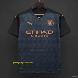 Retro Manchester City Away Black Jersey