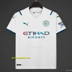 Retro Manchester City Away White Jersey