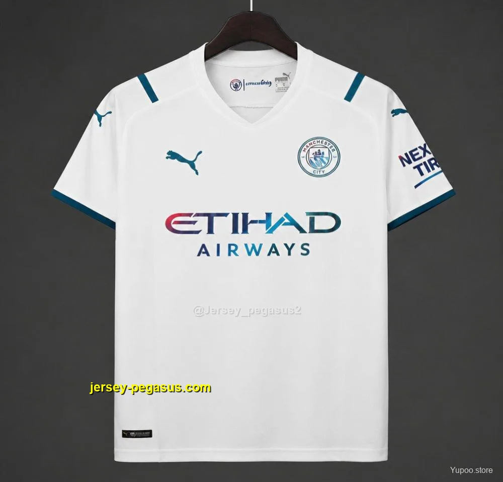 Retro Manchester City Away White Jersey Retro Manchester City Away White Jersey